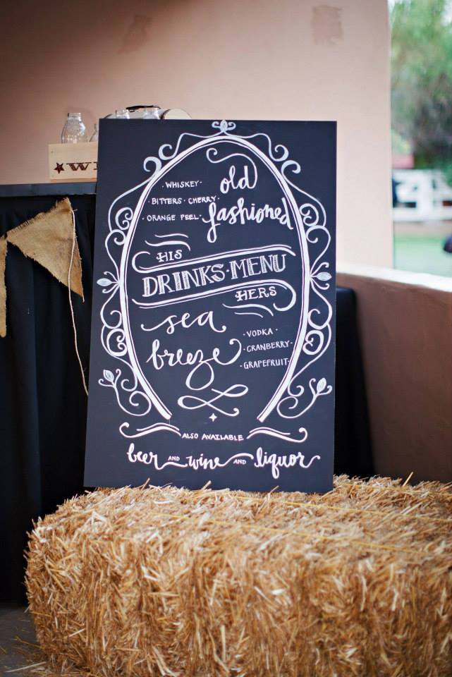 Dallas Wedding Chalkboards | Beautiful Event Rentals